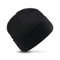 BEANIE HAT WITH LINING UNISEX BLACK