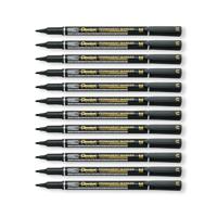 PERM MARKER FINE BLACK PK12