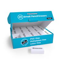 Classmaster Plastic Eraser White (Pack of 45) PES45