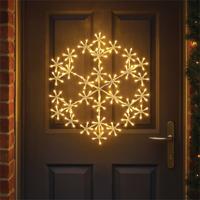 LED XMAS SNOWFLAKE LIGHT WARM WHT