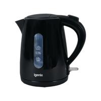 IGENIX CORDLESS JUG KETTLE 1L BLACK