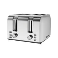 IGENIX 4 SLICE TOASTER 1500W SSTEEL