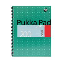 Pukka Pad Ruled Wirebound Metallic Jotta Notebook 200 Pages A4 (3 Pack) JM018