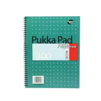 Pukka Pad Square Wirebound Metallic Jotta Notepad 200 Pages A4 (Pack of 3) JM018SQ