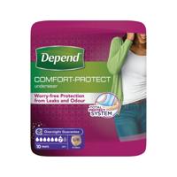 DEPEND COMFORT PRT PANT S/M PK10