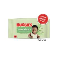 HUGGIES NATURL PF BABY WIPE X48 PK10