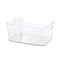 OPEN-TOP PANTRY BIN MEDIUM CLEAR