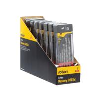 5 PIECE MASONRY DRILL BIT SET PK8