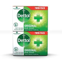 DETTOL ANTIBAC ORG BARSOAP TWINPK P6