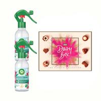 Buy 2 Air Wick Active Fresh Room Spray Eucalyptus and Fressia 237ml + FOC Dairy Box Chocolates