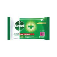DETTOL ANTIBAC HAND WIPES X15 PK9