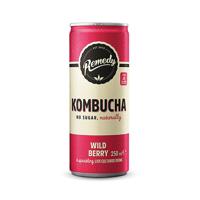 REMEDY KOMBUCHA WLD BERRY 250ML PK12