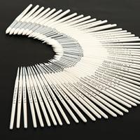 WHITE ROUND PAINT BRUSH WHT HDL PK60