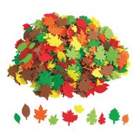 AUTUMN LEAVES FOAM SHAPES PK500