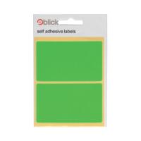 Blick Green Fluorescent Labels in Bags 50x80mm (Pack of 160) RS010654