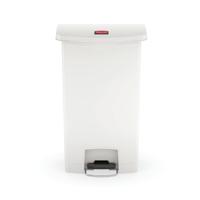 RUBBERMAID SLIMJIM PEDAL BIN 50L WHT
