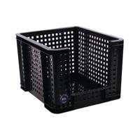 OPEN FRONTED CRATE 35 LITRE BLACK