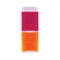 SLIM 2DRW STOR TOWER 11.5L CLR/AST