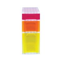 SLIM 3DRW STORAGE TOWER CLR/AST