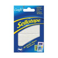 Sellotape Sticky Fixers 12x25mm Pk 56 1445423