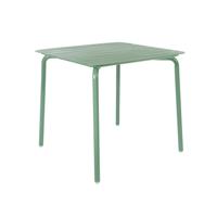 LARK SQ SLATTED TABLE FAIR GREEN