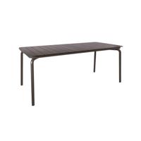 LARK RECT SLATTED TABLE CHARCOAL