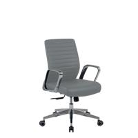 SLATE EXECUTIVE CHAIR FIXED ARMS GRY