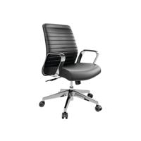 SLATE EXECUTIVE CHAIR FIXED ARMS BLK
