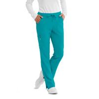 SK201 FEMALE MID-RISE TRS TEAL 2XS
