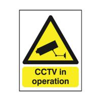 Warning Sign CCTV In Operation A5 PVC GN00751R