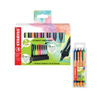 Stabilo BOSS Highlighter Set + FOC Stabilo Pointball 4 Pens Assorted