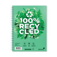 Silvine Premium Recycled Wirebound Notebook A5 (Pack of 5) R103