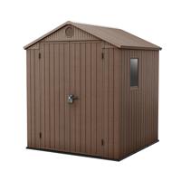 KETER DARWIN SHED 6X6FT WOOD BROWN