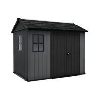 KETER NEWTON PLUS SHED 9.5X7FT GREY