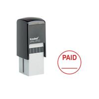 TRODAT CIRCULAR WORD STAMP - PAID