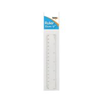 TIGER 15CM RULER CLEAR PK12