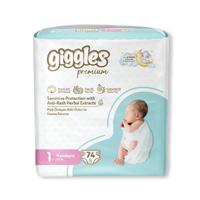 GIGGLES NEWBORN NAPPY 2-5KG PK74