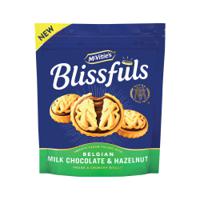 MCVITIES BLISSFULS CHOC/HAZLNUT 172G