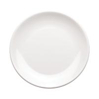 PLATE ROUND 7 INCH 18CM MELA WHT PK6