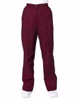 ANNE TROUSERS TALL MAROON 56