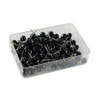 Map Pins Black Pack of 100 26891