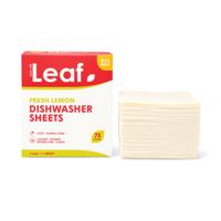 WASH WITH LEAF DISH WASHING SHT PK75