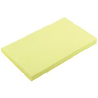 Yellow Note Repositionable Pad 75x125mm WX10503