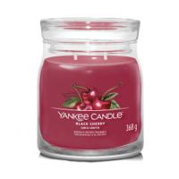 YANKEE CANDLE SIG MED JAR BLK CH PK4