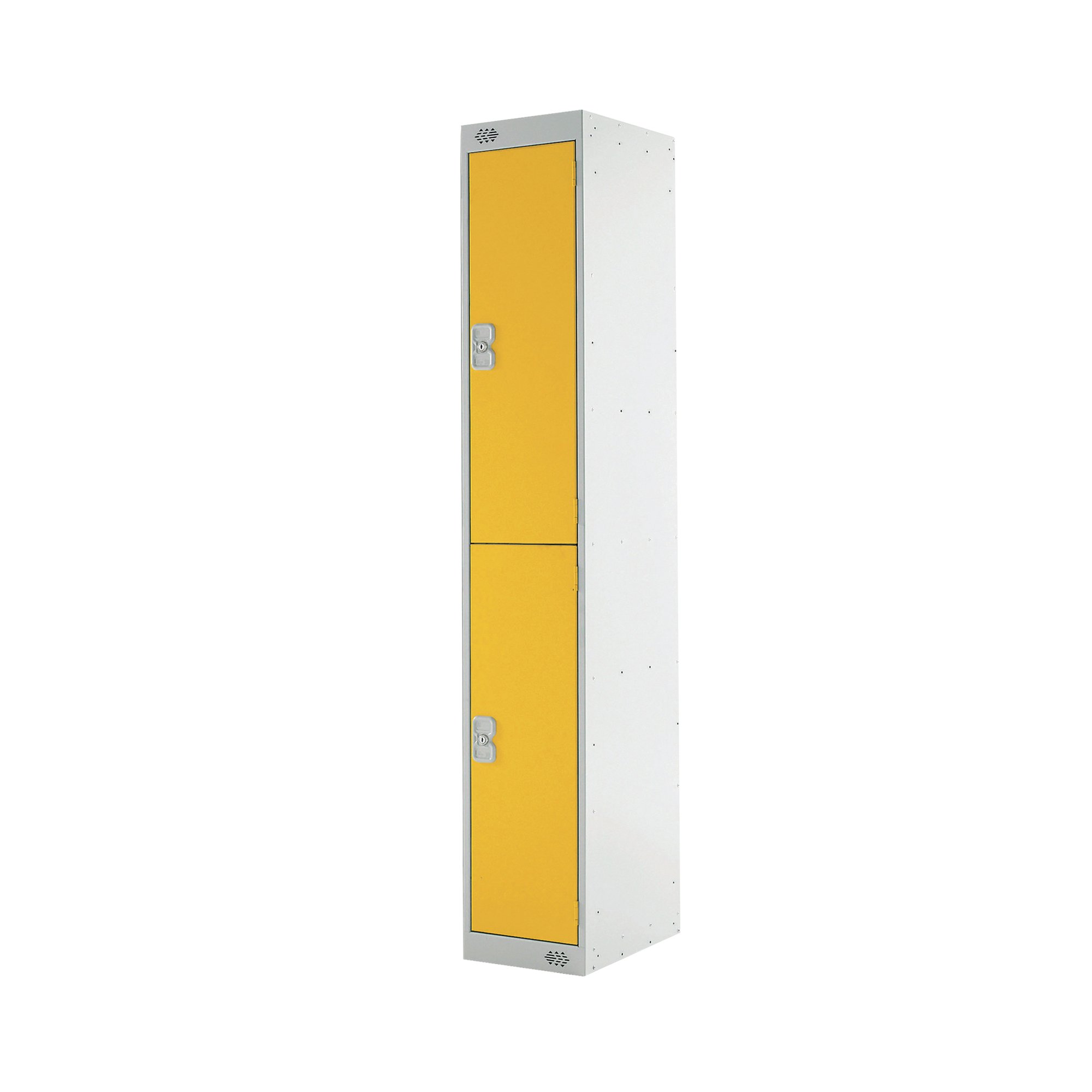 TWO COMPARTMENT LOCKER 300 YELLOW