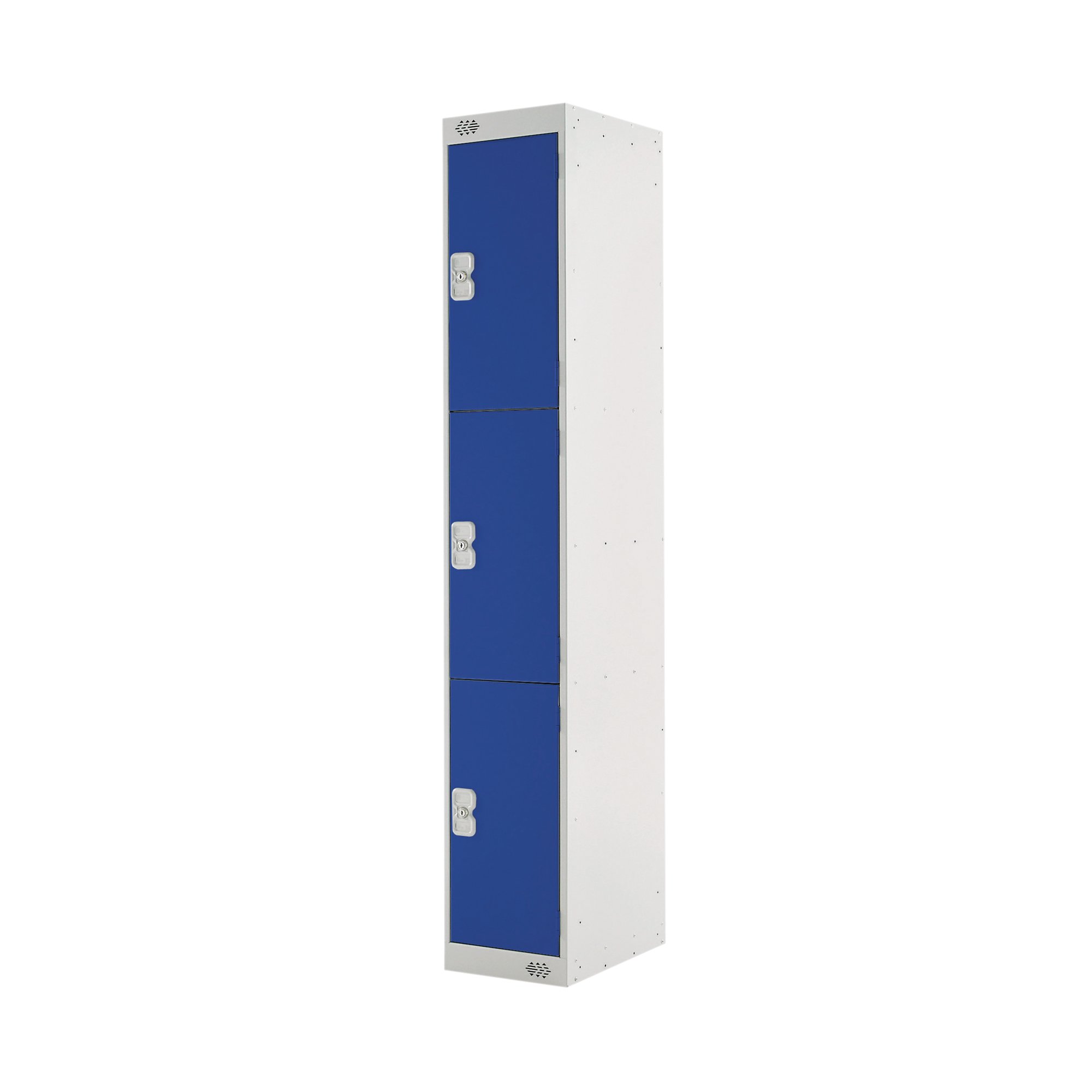 THREE COMPARTMENT LOCKER 300 BLUE