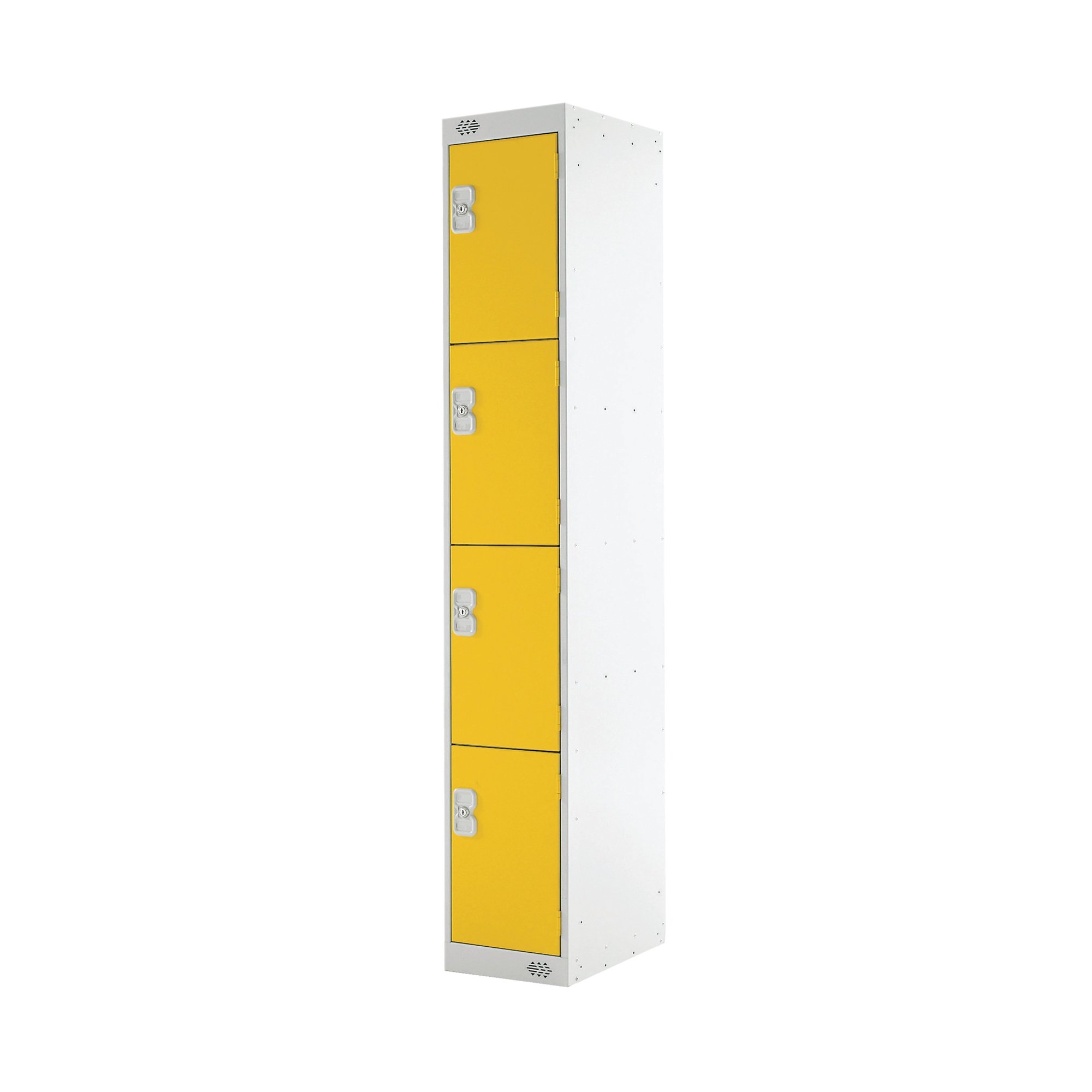 FOUR COMPARTMENT LOCKER 300 YELLOW