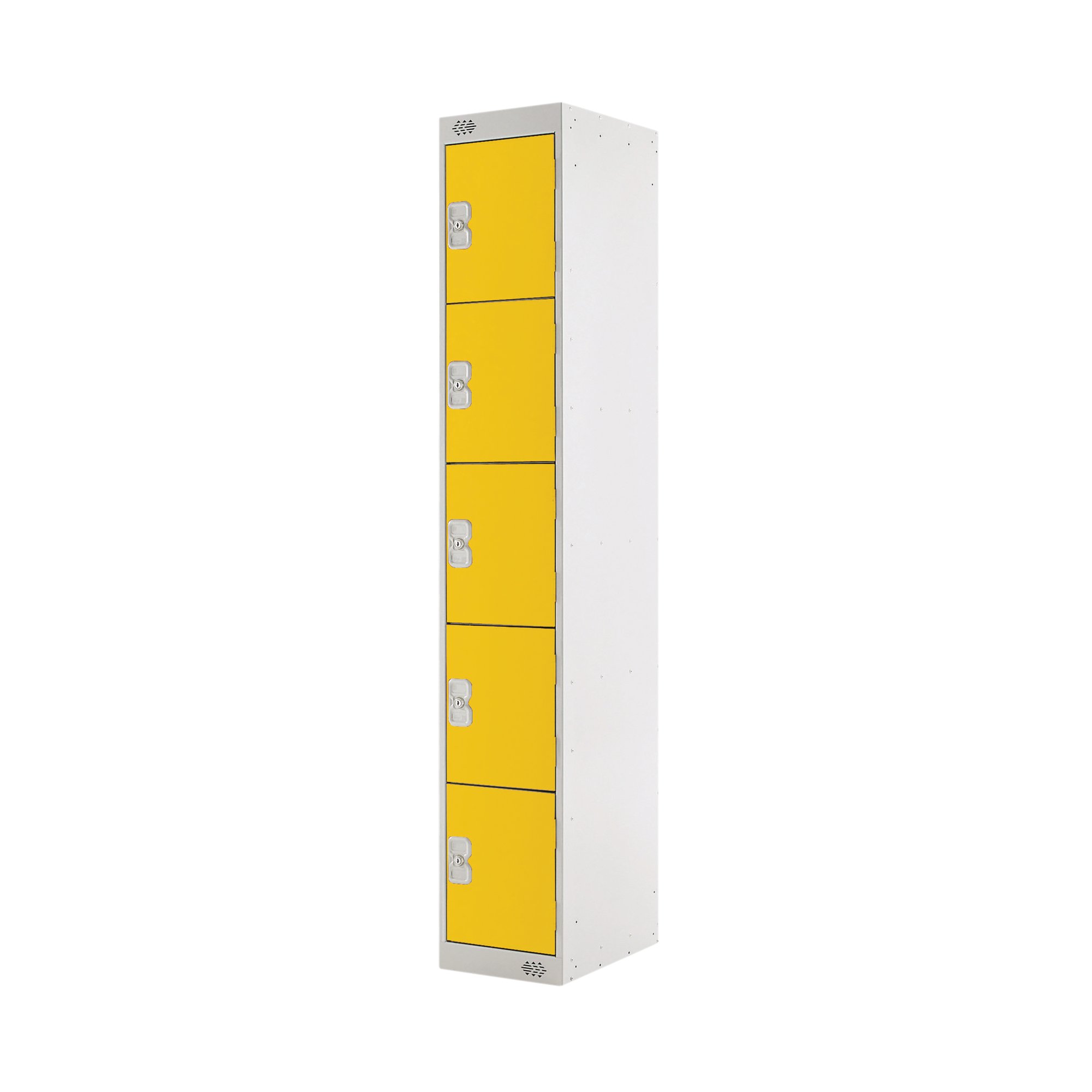 FIVE COMPARTMENT LOCKER 300 YELLOW