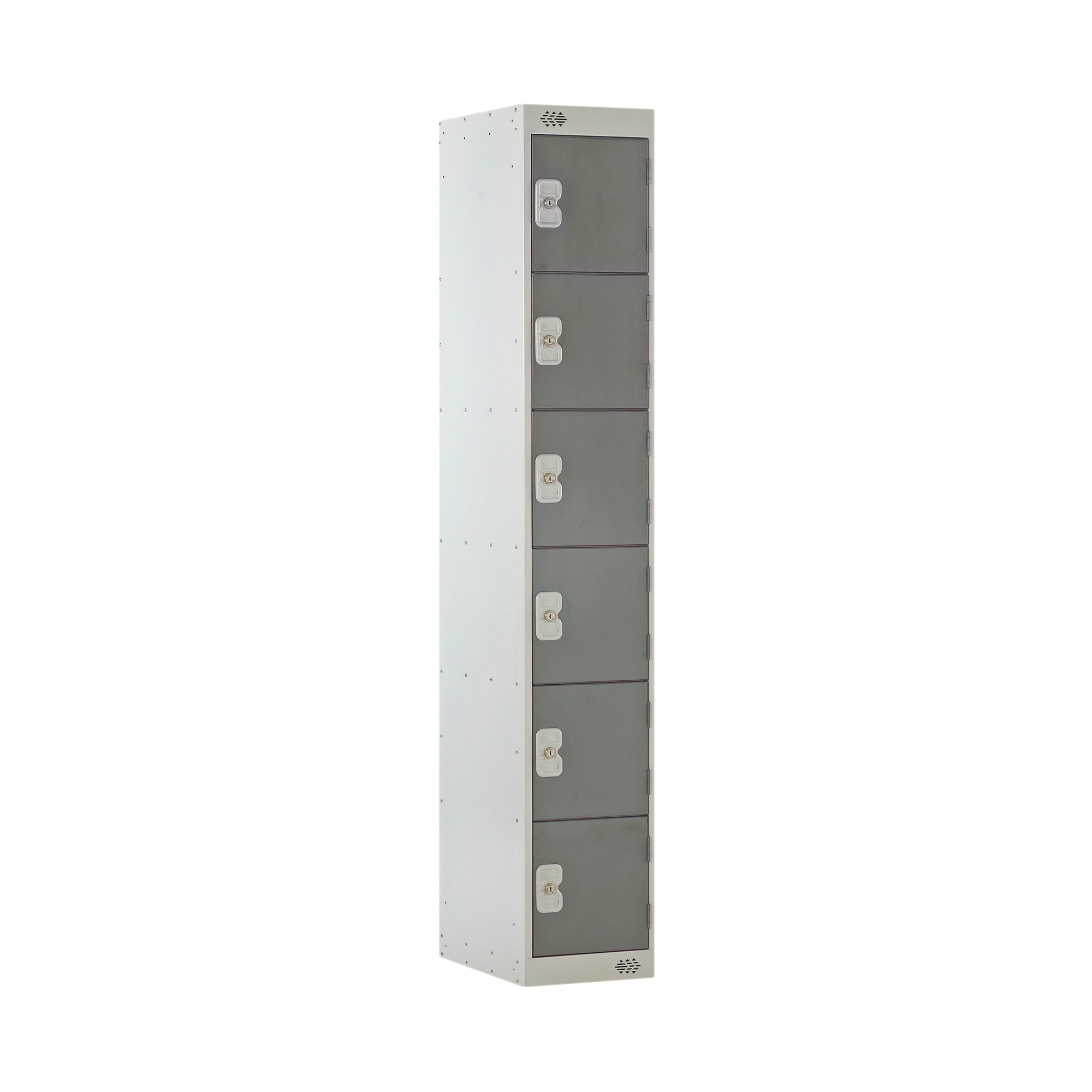 SIX COMPARTMENT LOCKER 300 D/GREY