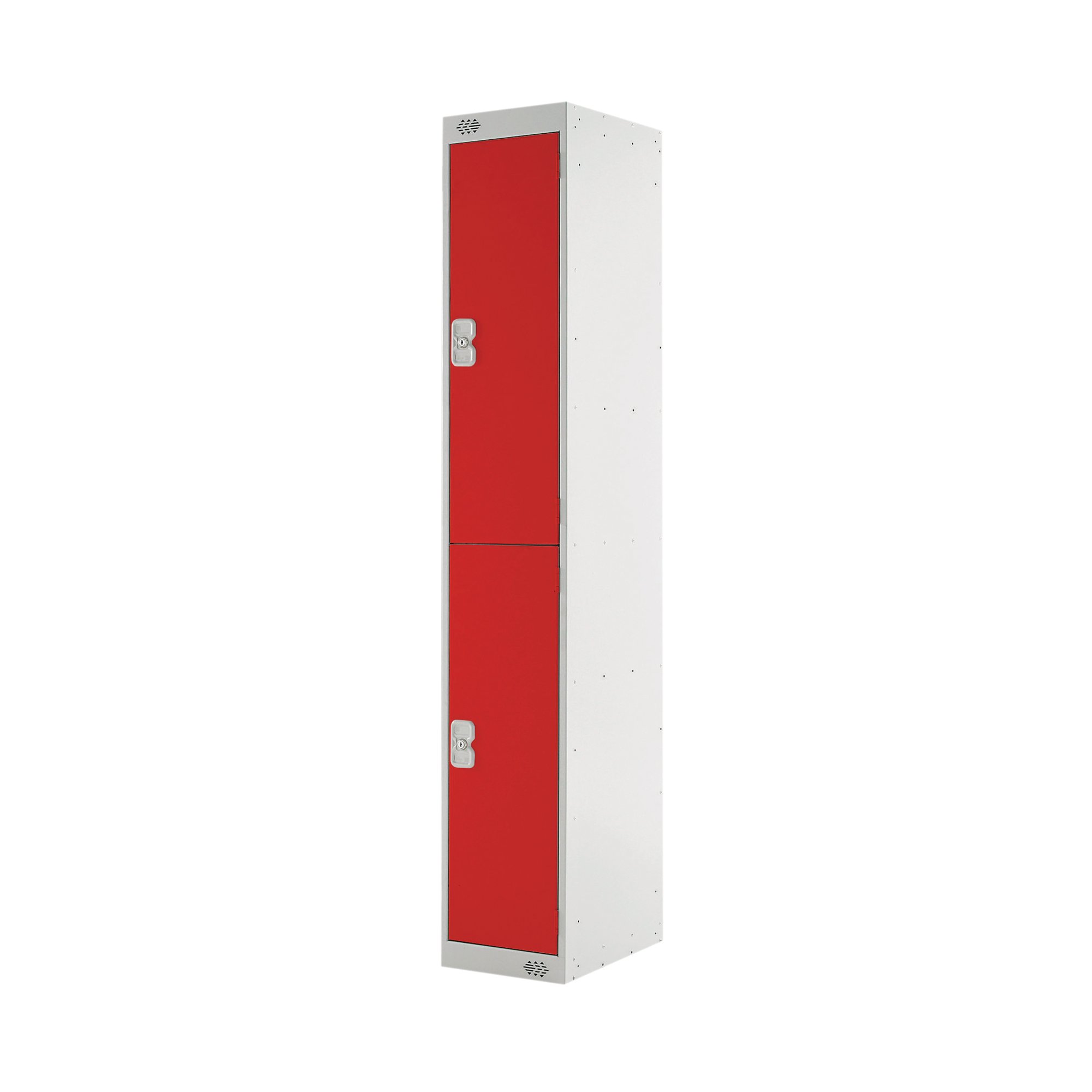TWO COMPARTMENT LOCKER 450 RED